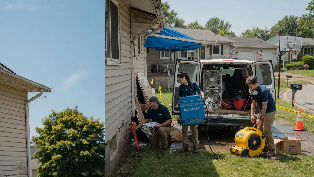 Ceiling Leak Cleanup in Falls Creek, PA near me